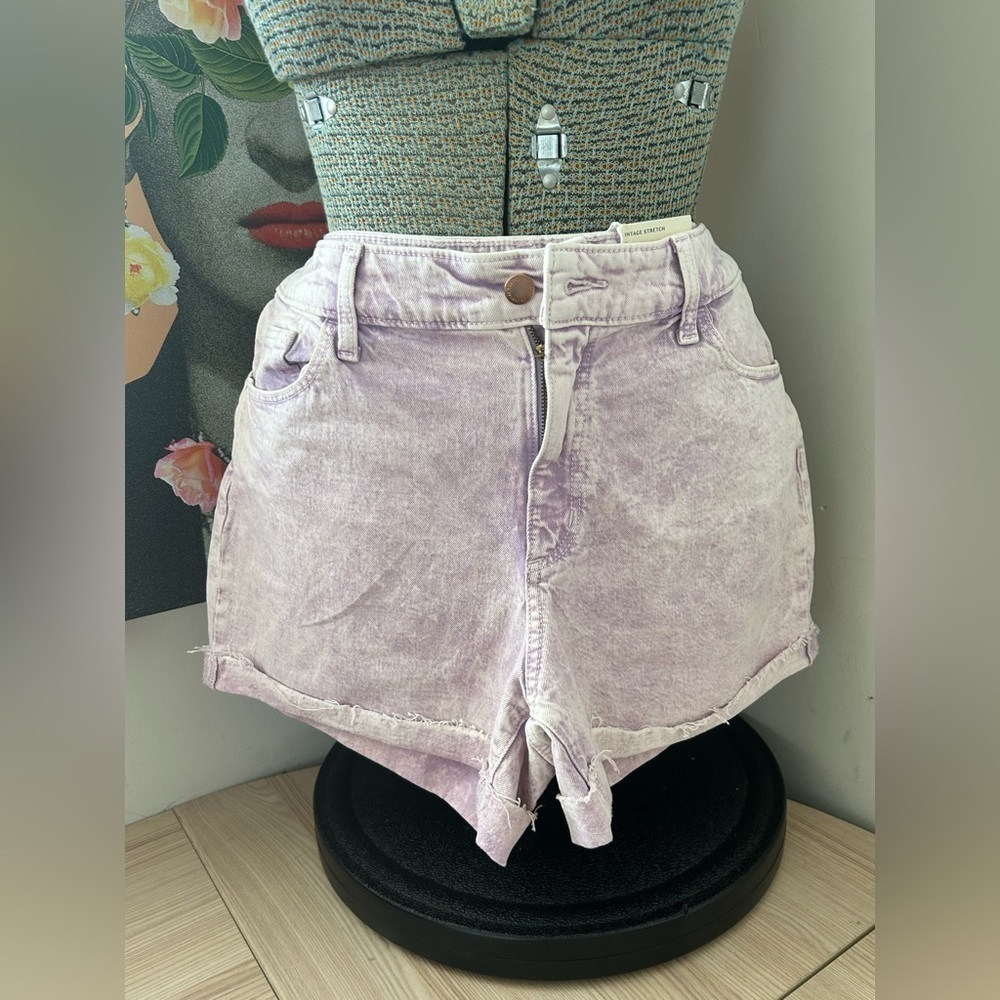 NWT Universal Thread Lavender Wash Jean Shorts, Vintage look, Sz. 12/31